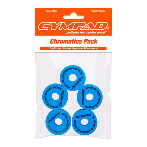SET DE ARANDELAS CHROMATICS PARA PLATILLOS 40/15MM X 5P AZUL