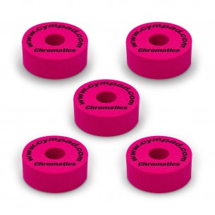 SET DE ARANDELAS CHROMATICS PARA PLATILLOS 40/15MM X 5P ROJO OSCURO