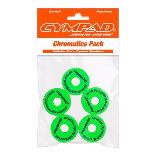 SET DE ARANDELAS CHROMATICS PARA PLATILLOS 40/15MM X 5P VERDE