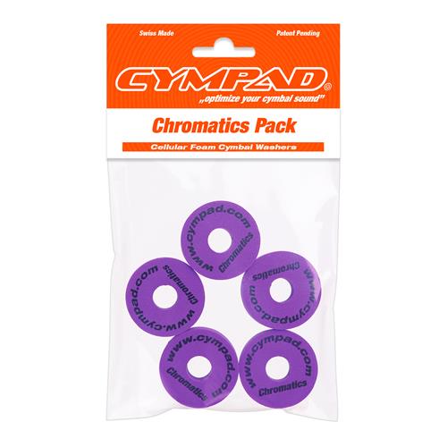 SET DE ARANDELAS CHROMATICS PARA PLATILLOS 40/15MM X 5P PURPURA