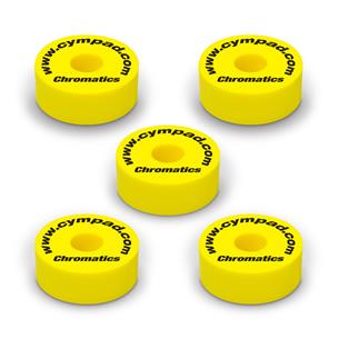 SET DE ARANDELAS CHROMATICS PARA PLATILLOS 40/15MM X 5P AMARILLO