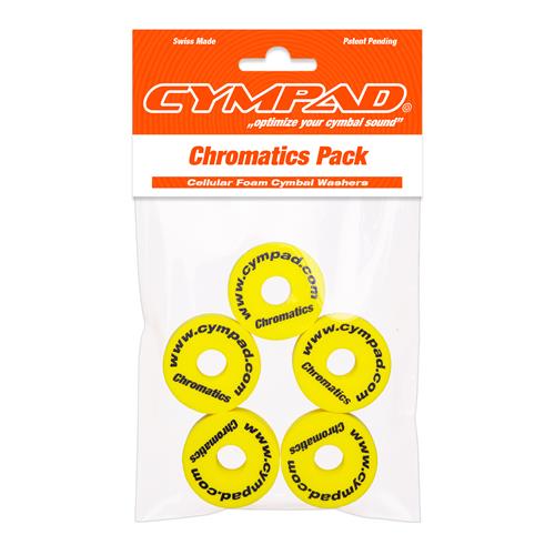 SET DE ARANDELAS CHROMATICS PARA PLATILLOS 40/15MM X 5P AMARILLO