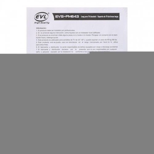 SOPORTE EXPANDIBLE 1 BRAZO PARA TV 32-80/88 LBS/±5°