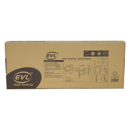SOPORTE EXPANDIBLE 1 BRAZO PARA TV 32-80/88 LBS/±5°