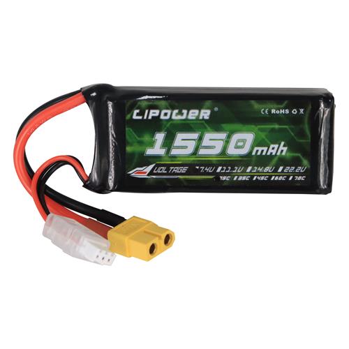 BATERIA LIPO 7.4V/2S/35C 1550MAH