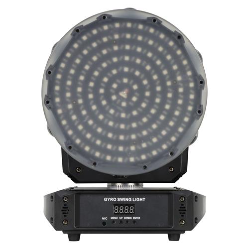 LUZ LED ROBOTICA GIRO SWING BEAM + STROBE + LASER RGB
