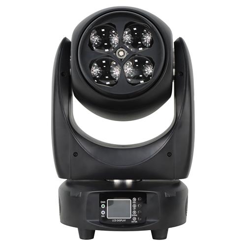 LUZ LED ROBOTICA BEE EYES 4x40W RGBW CON ROTACION ZOOM