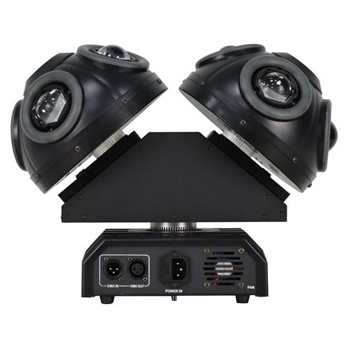 LUZ LED ROBOTICA DOBLE CABEZA 8x10W RGBW + LASER RG