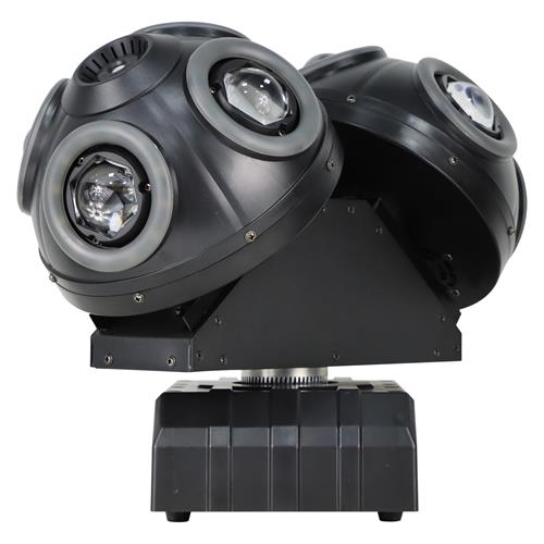 LUZ LED ROBOTICA DOBLE CABEZA 8x10W RGBW + LASER RG