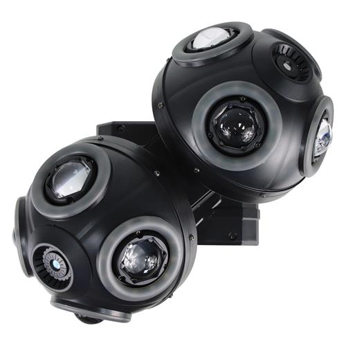 LUZ LED ROBOTICA DOBLE CABEZA 8x10W RGBW + LASER RG