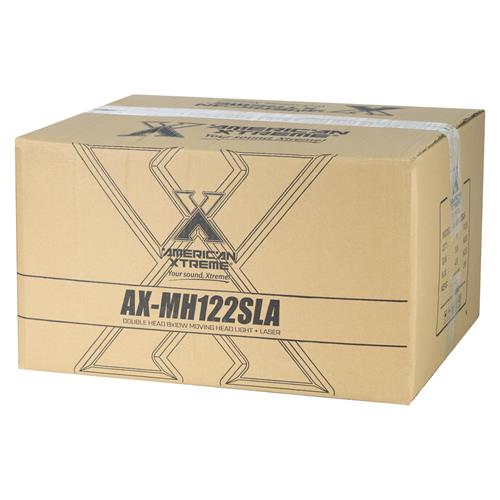 LUZ LED ROBOTICA DOBLE CABEZA 8x10W RGBW + LASER RG