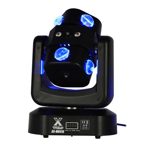 LUZ LED ROBOTICA GIRO INFINITO 8x15W RGBW + STROBE + LASER RG