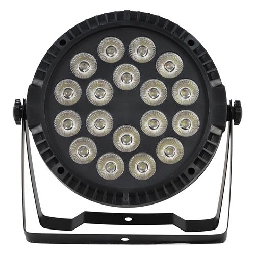 LUZ LED PAR 18x10W/6 EN 1 RGBWA+UV