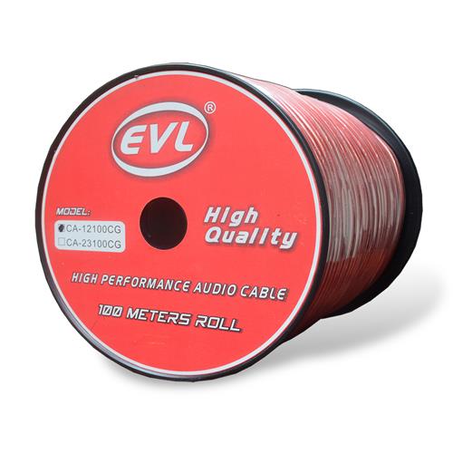 CABLE AUDIO X ROLLO (100MT) ST-2 LINEA TRANSP.
