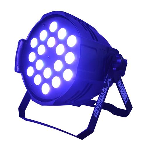LUZ LED PAR 18x10W/6 EN 1 RGBWA+UV