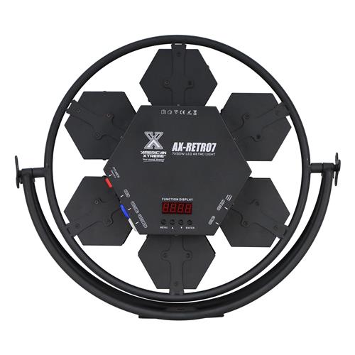LUZ LED RETRO 7x50W BLANCO CALIDO + RGB