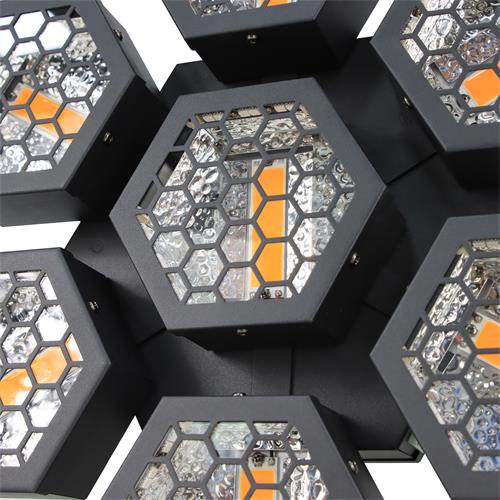 LUZ LED RETRO 7x50W BLANCO CALIDO + RGB