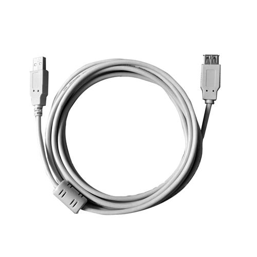 CABLE USB HEMBRA X USB MACHO 1.8MT BLANCO