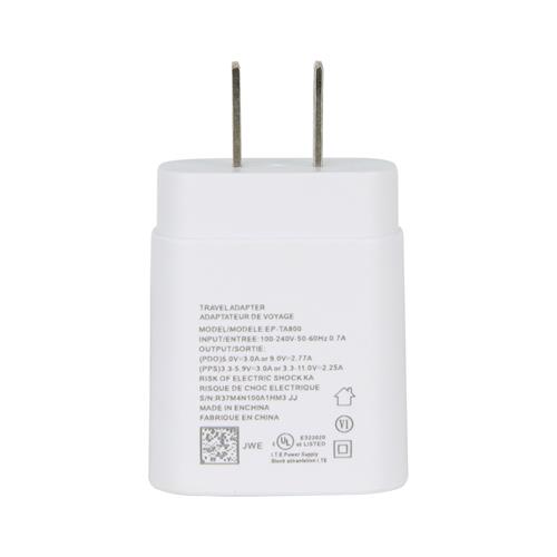 ADAPTADOR DE CORRIENTE CARGA RAPIDA TIPO C CON CABLE TIPO C