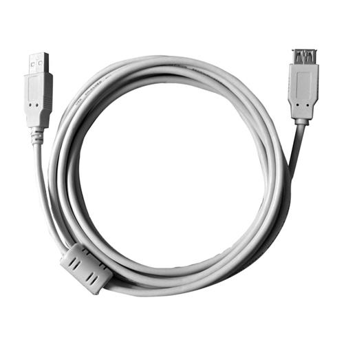 CABLE USB HEMBRA X USB MACHO 5MT BLANCO