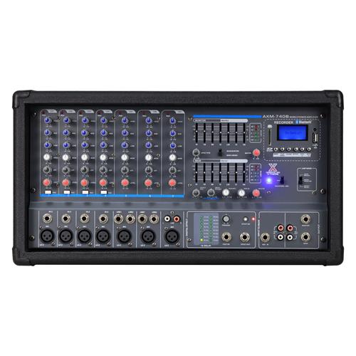 AMPLIFICADOR TIPO CONSOLA C/USB/SD/BLT 480W 7CH