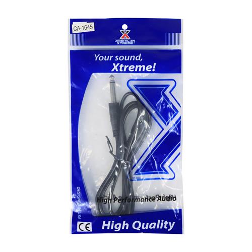 CABLE AUDIO 1 PLUG 3.5 ST X 1 PLUG 6.3 MN 1.5MT