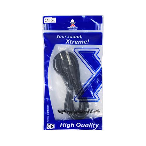 CABLE AUDIO 1 PLUG 3.5 ST X 1 PLUG 6.3 MN 3MT