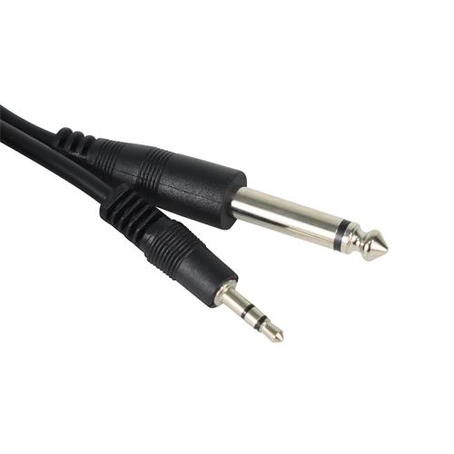 CABLE AUDIO 1 PLUG 3.5 ST X 1 PLUG 6.3 MN 3MT