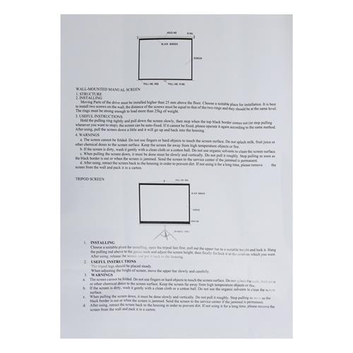 PANTALLA PROYECTOR 120 MANUAL RETRACTIL