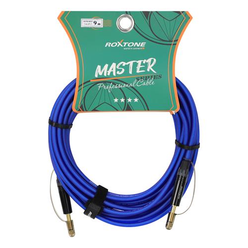 CABLE PARA INSTRUMENTO 1 PLUG 6.3MN X LADO TRANSPARENTE AZUL 9MT (TBU)