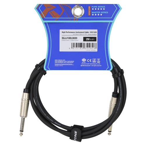 CABLE PARA INSTRUMENTO 1 PLUG 6.3MN X LADO 2MT