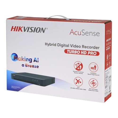 GRABADOR DVR 8CH+4CH IP 1HDD ACUSENSE - CLA