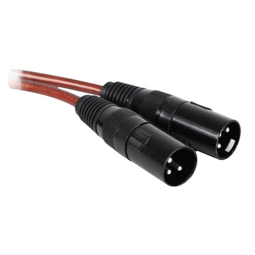 CABLE AUDIO 1 JACK XLR X 2 PLUG XLR 2MT