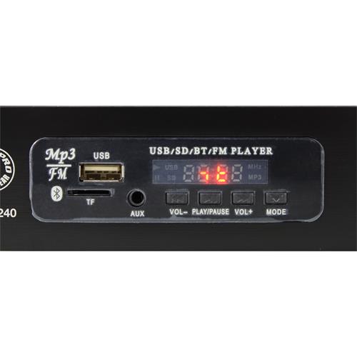 AMPLIFICADOR CLASE-D 240W 70/100V