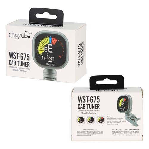 AFINADOR T-CLIP RECARGABLE PARA GUIT-BAJO-UKU