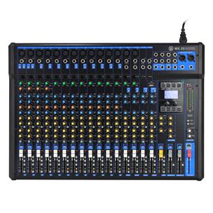 CONSOLA PASIVA MX-SERIE 20 CANALES CON DSP/USB/BT