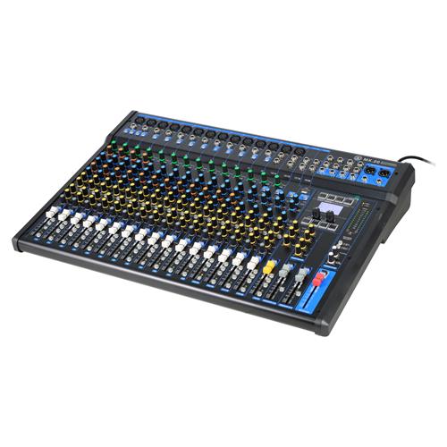 CONSOLA PASIVA MX-SERIE 20 CANALES CON DSP/USB/BT