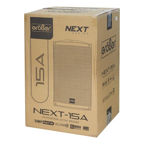 CAJA ACTIVA NEXT-SERIE CON DSP/BLT 15 PULG. 1800W - DESC