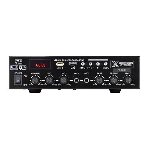 AMPLIFICADOR PERIFONEO CON USB/SD/FM/BLT 60W