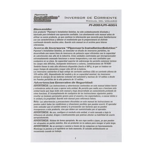 INVERSOR DE CARRO 400W 12V - DESC