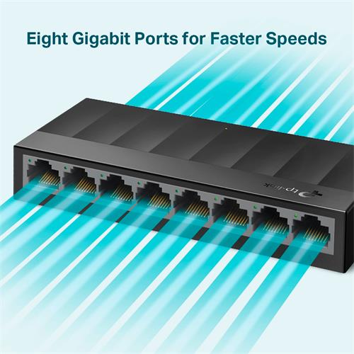 SWITCH 8 PUERTOS GIGABIT RJ45 - CLA
