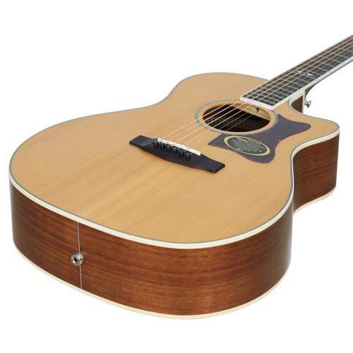 GUITARRA ELECTROACUSTICA GRAND REGAL NATURAL SATINADO. - DESC