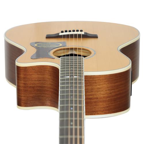 GUITARRA ELECTROACUSTICA GRAND REGAL NATURAL SATINADO. - DESC