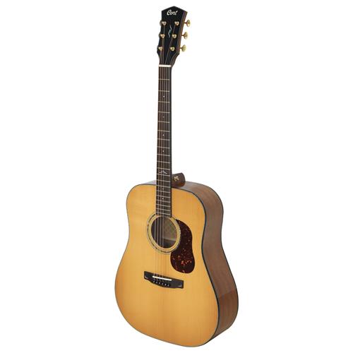 GUITARRA ACUSTICA GOLD NATURAL SATINADO CON ESTUCHE DELUXE - DESC