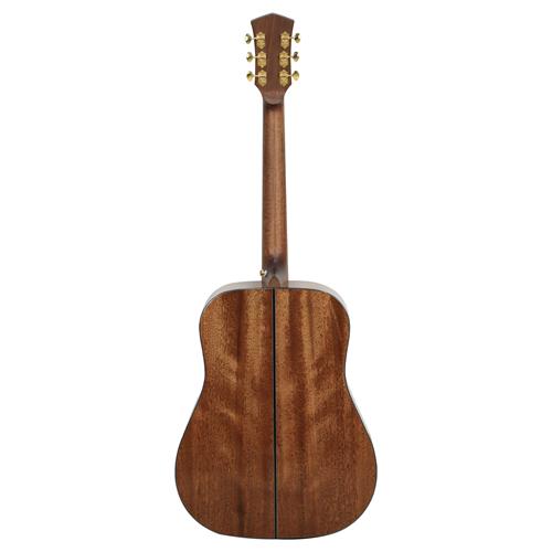 GUITARRA ACUSTICA GOLD NATURAL SATINADO CON ESTUCHE DELUXE - DESC
