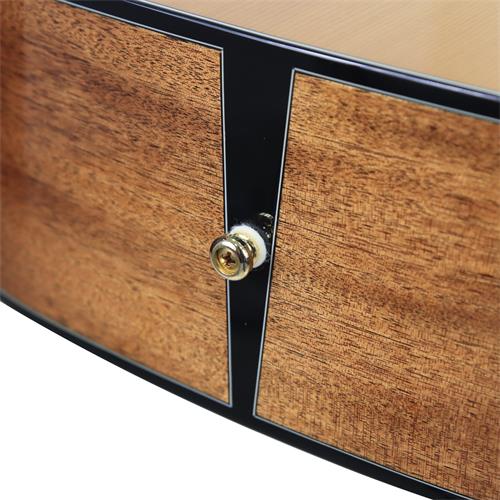GUITARRA ACUSTICA GOLD NATURAL SATINADO CON ESTUCHE DELUXE - DESC
