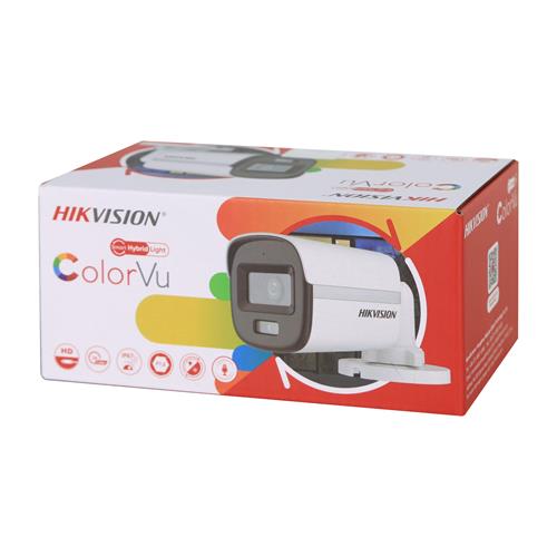 CAMARA DE VIGILANCIA TUBO 2MP/1080P/IR/IP67/MICROFONO/DUAL LIGHT/COLORVU METALICA - CLA