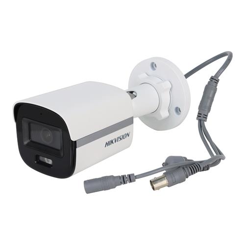 CAMARA DE VIGILANCIA TUBO 2MP/1080P/IR/IP67/MICROFONO/DUAL LIGHT/COLORVU METALICA - CLA
