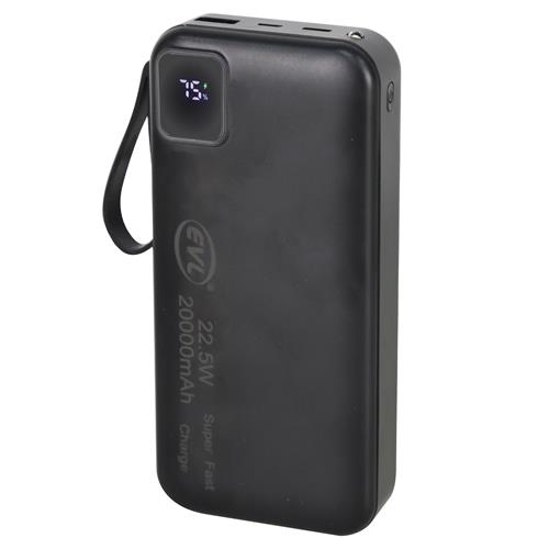 CARGADOR PORTATIL POWERBANK 20000MAH 22.5W/CARGA RAPIDA