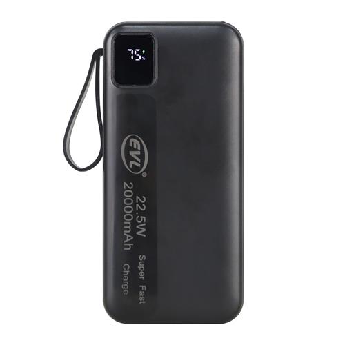 CARGADOR PORTATIL POWERBANK 20000MAH 22.5W/CARGA RAPIDA